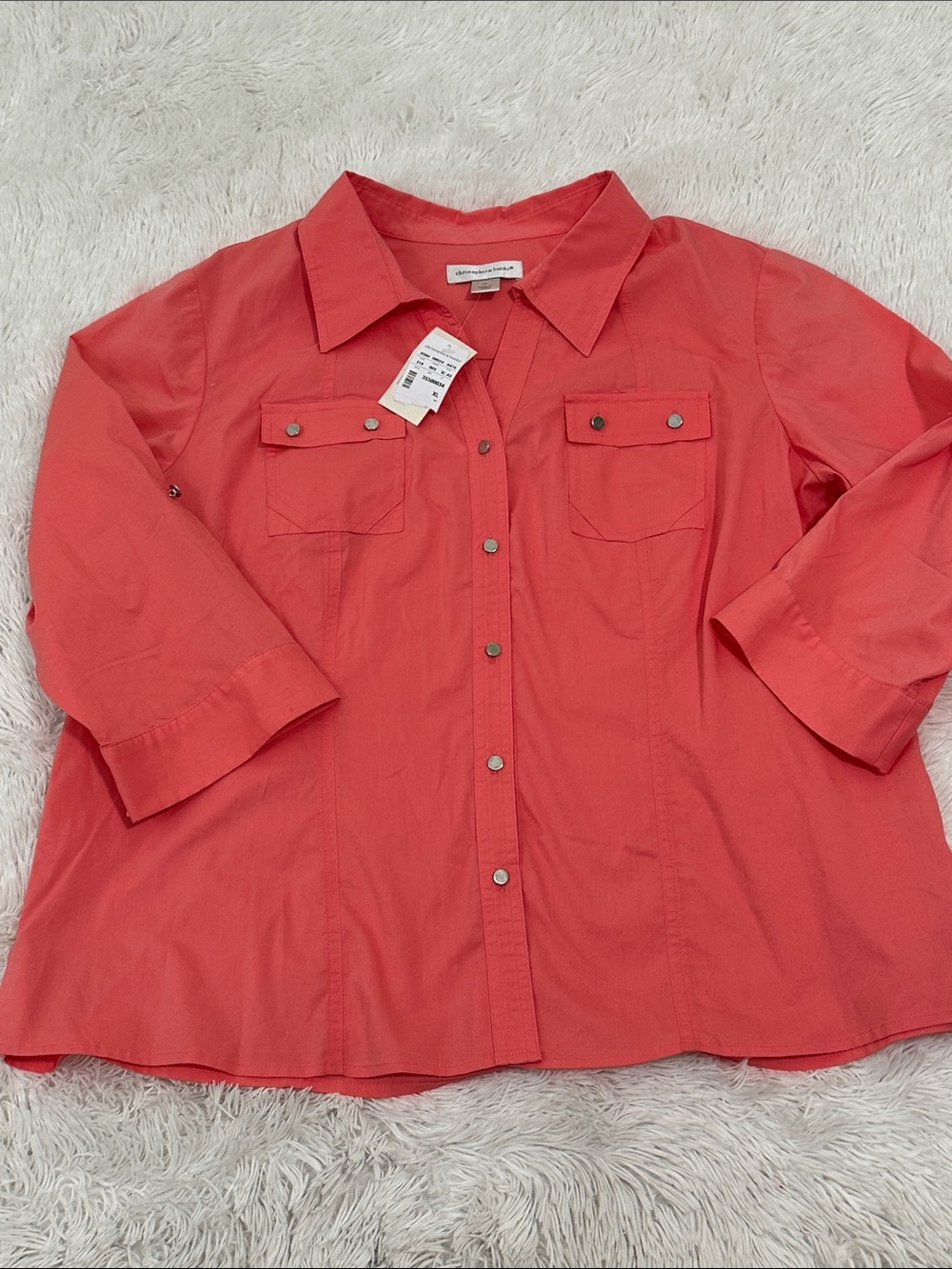 🥕 NWT Christopher & Banks Button Up Shirt